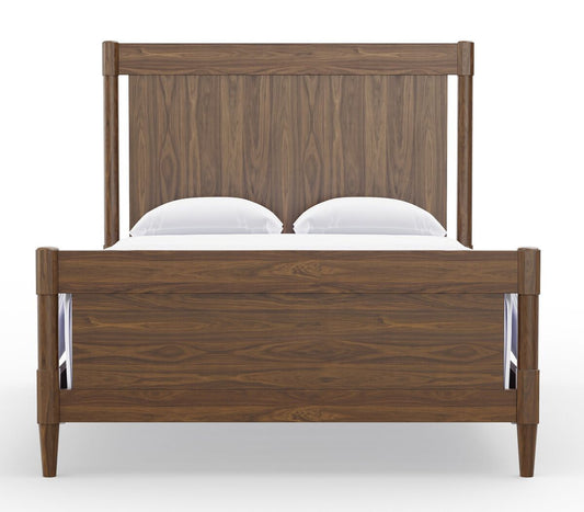 Nordhaven - King / Queen Wood Rails - Nordic Walnut