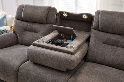 Zofa - Power Sleep Sofa With Power Headrests & Lumbar