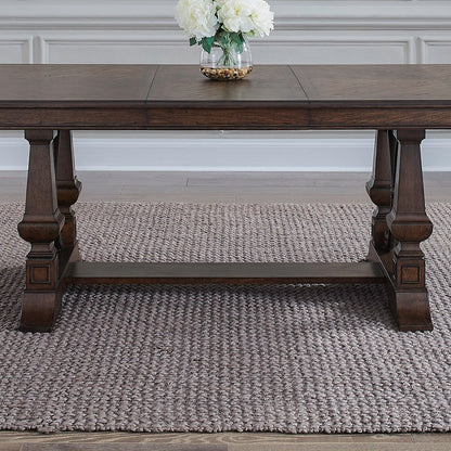 Provence Park - Trestle Table Base - Chateau Brown