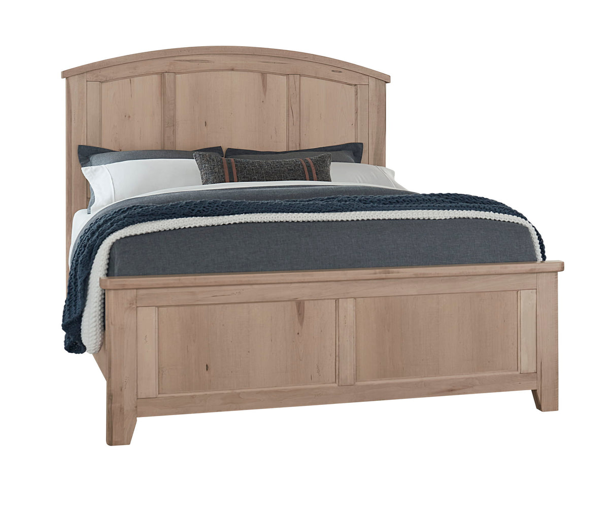 Woodbridge - King Arched Headboard - Clear Maple