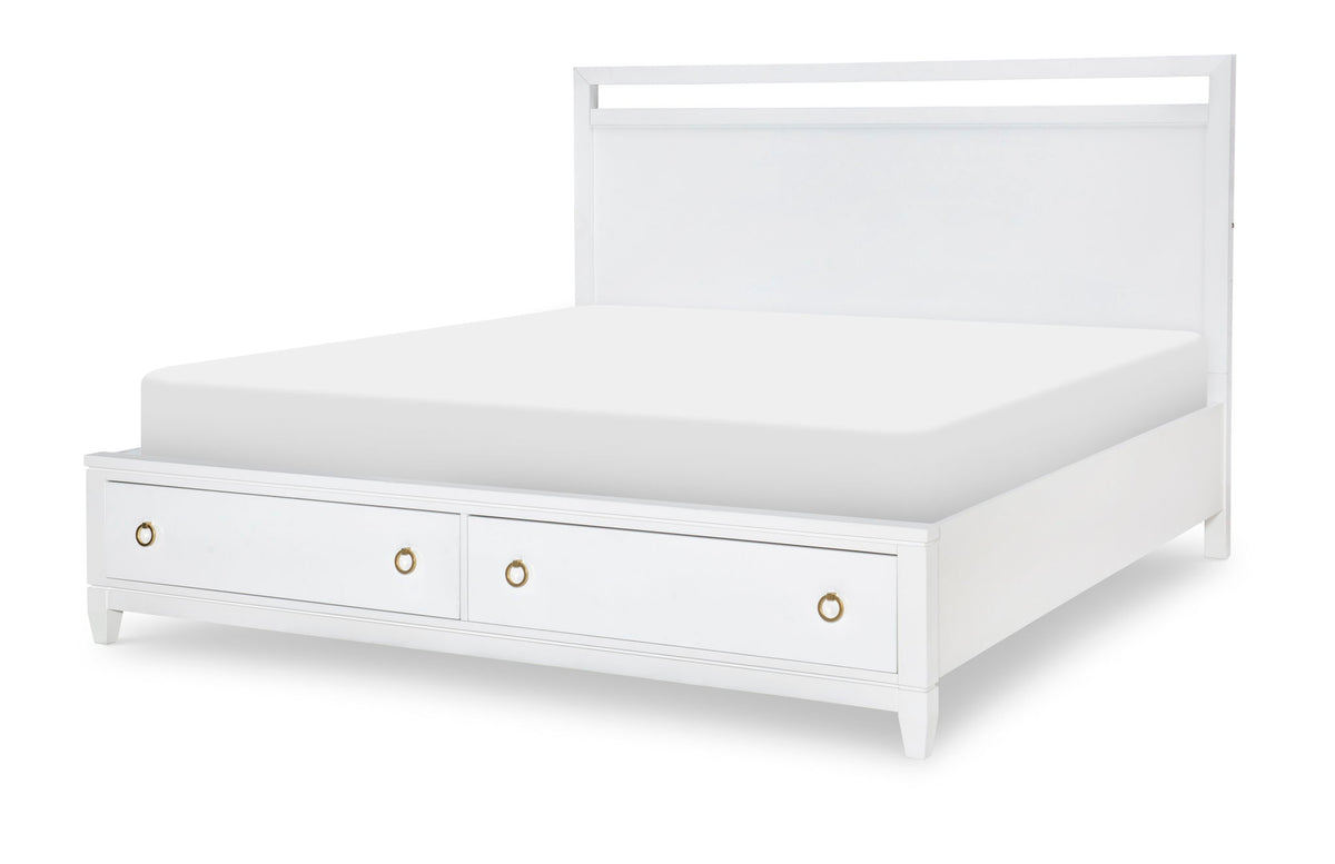 Summerland - King Storage Rails - White