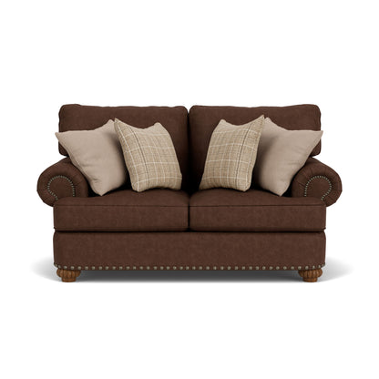 Patterson - Fabric Loveseat, Nailhead Trim