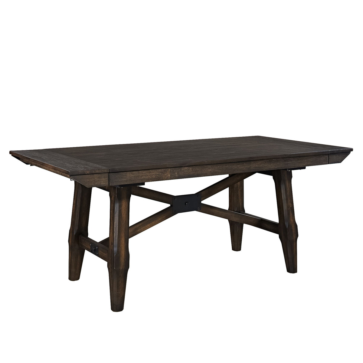 Double Bridge - Trestle Table Base - Dark Chestnut
