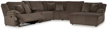 Top Tier - 6 Piece Reclining Sectional