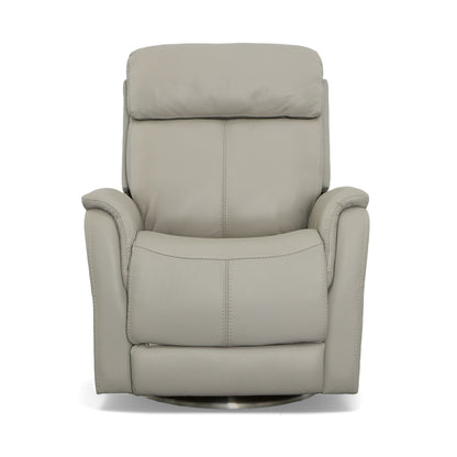 View - Power Swivel Recliner With Power Headrest