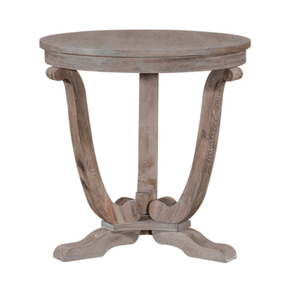 Greystone Mill - 3 Piece Table Set (1 Cocktail 2 End Tables) - Stone White Wash / Wirebrush Distressing