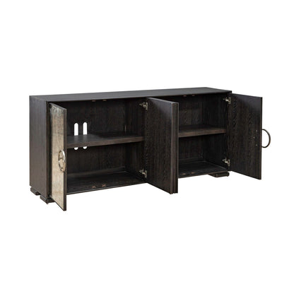 Barlowe - 4 Door Accent Cabinet - Cappuccino