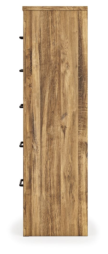 Maystonna - Five Drawer Chest - Brown
