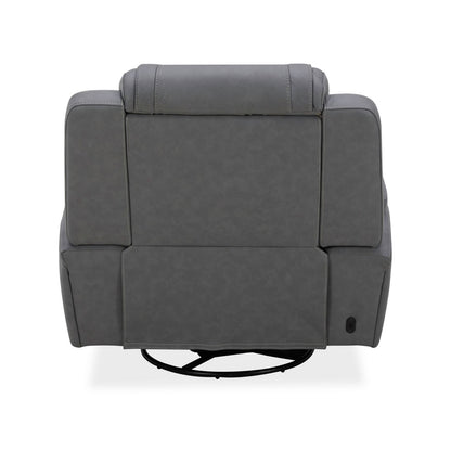 Chapman - Swivel Glider Recliner P2 - Aline Blue Gray