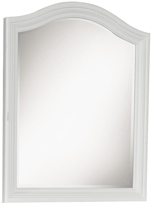 Madison - Arched Mirror - Natural White Painted Finish