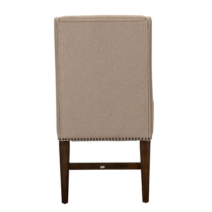Armand - Upholstered Side Chair - Antique Brownstone