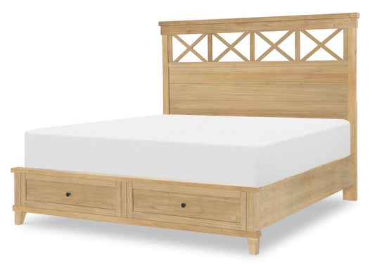 XXX's And OOO's - Queen Storage Footboard - Amber