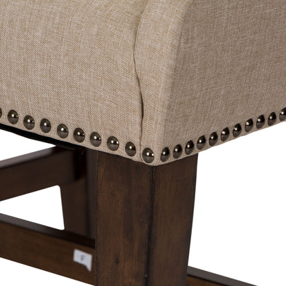 Armand - Upholstered Side Chair - Antique Brownstone