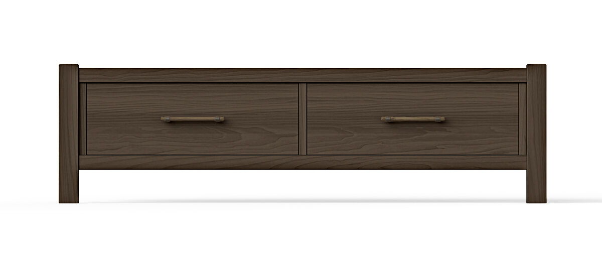 Pure Maple - Queen Storage Footboard 5/0 - Maple Syrup