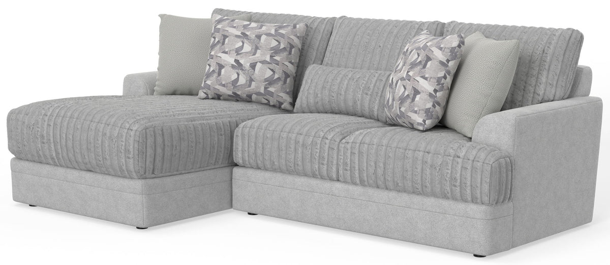 Titan - Sectional With Comfort Coil Seating And Accent Pillows Included