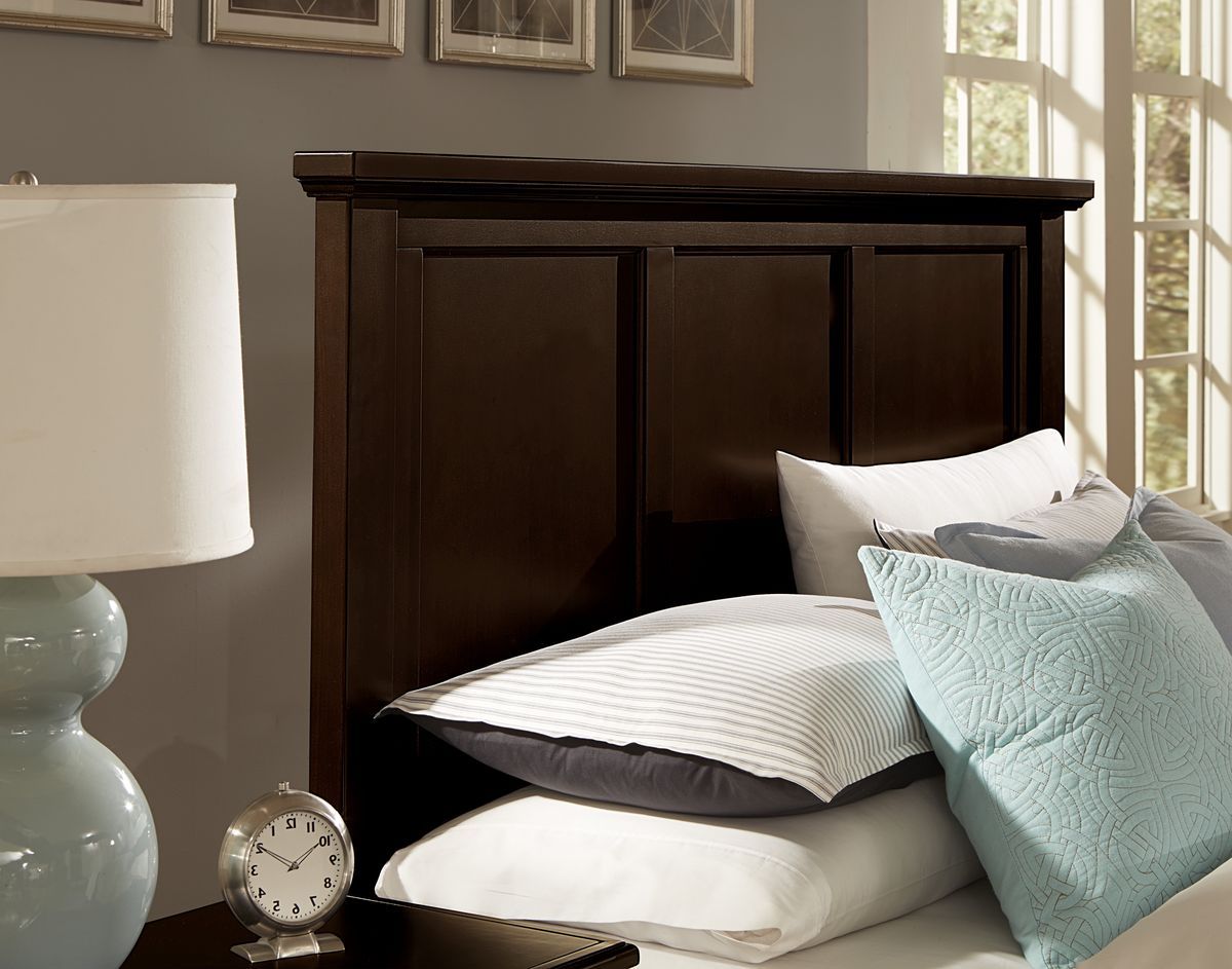 Bonanza - Queen Mansion Headboard - Merlot