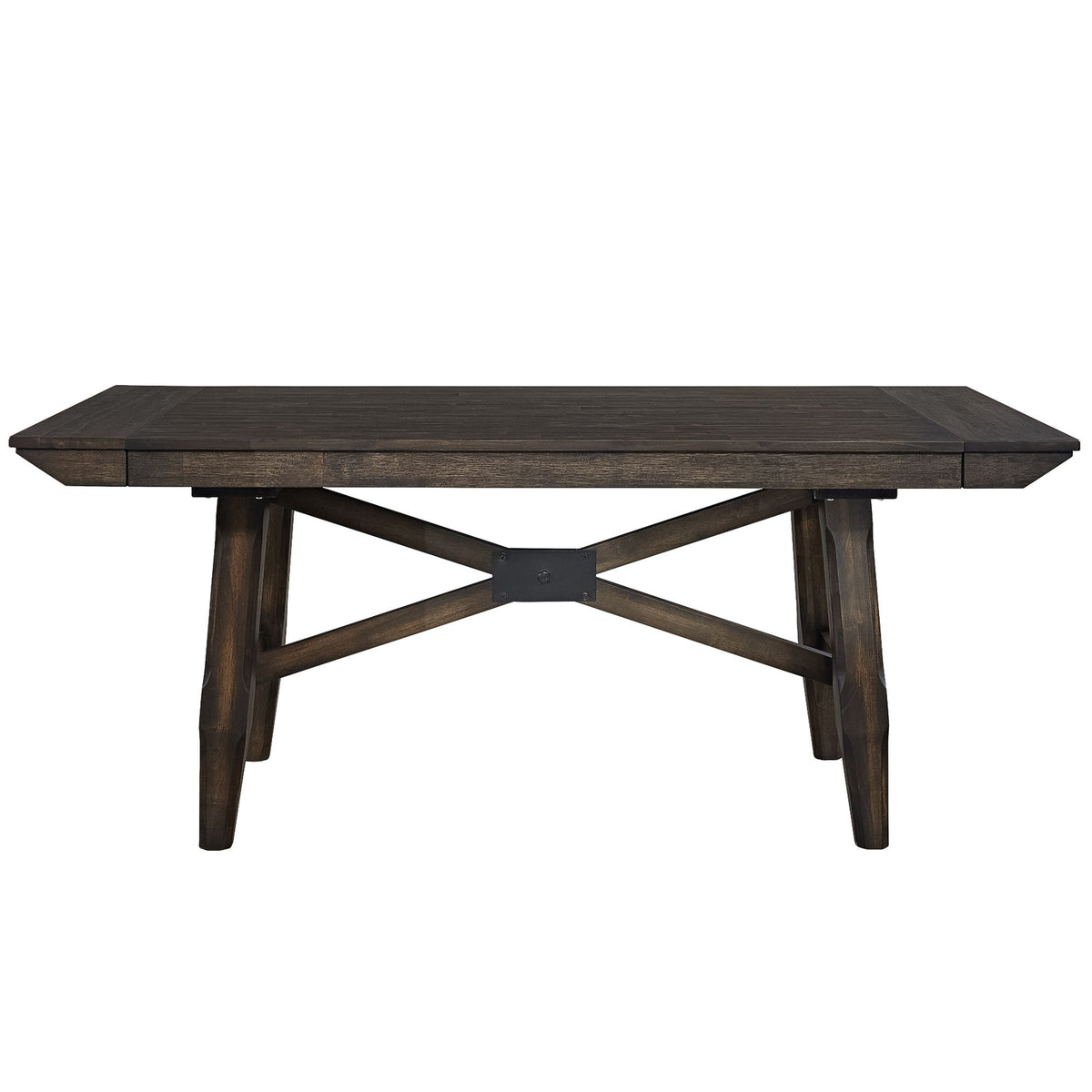 Double Bridge - Trestle Table Base - Dark Chestnut