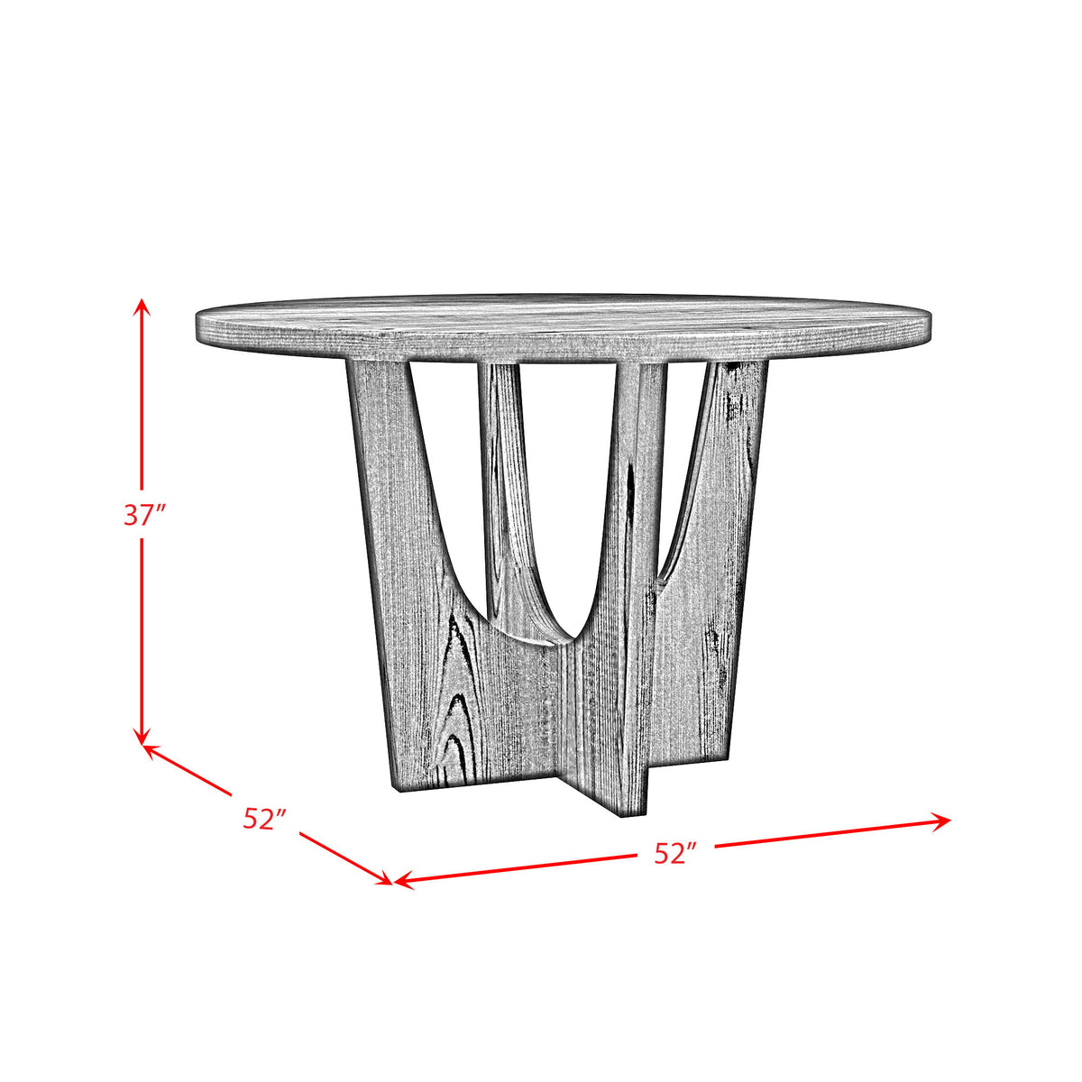 Oregon - 5 Piece Counter Height Dining Set (Round Counter Table And Four Chairs)