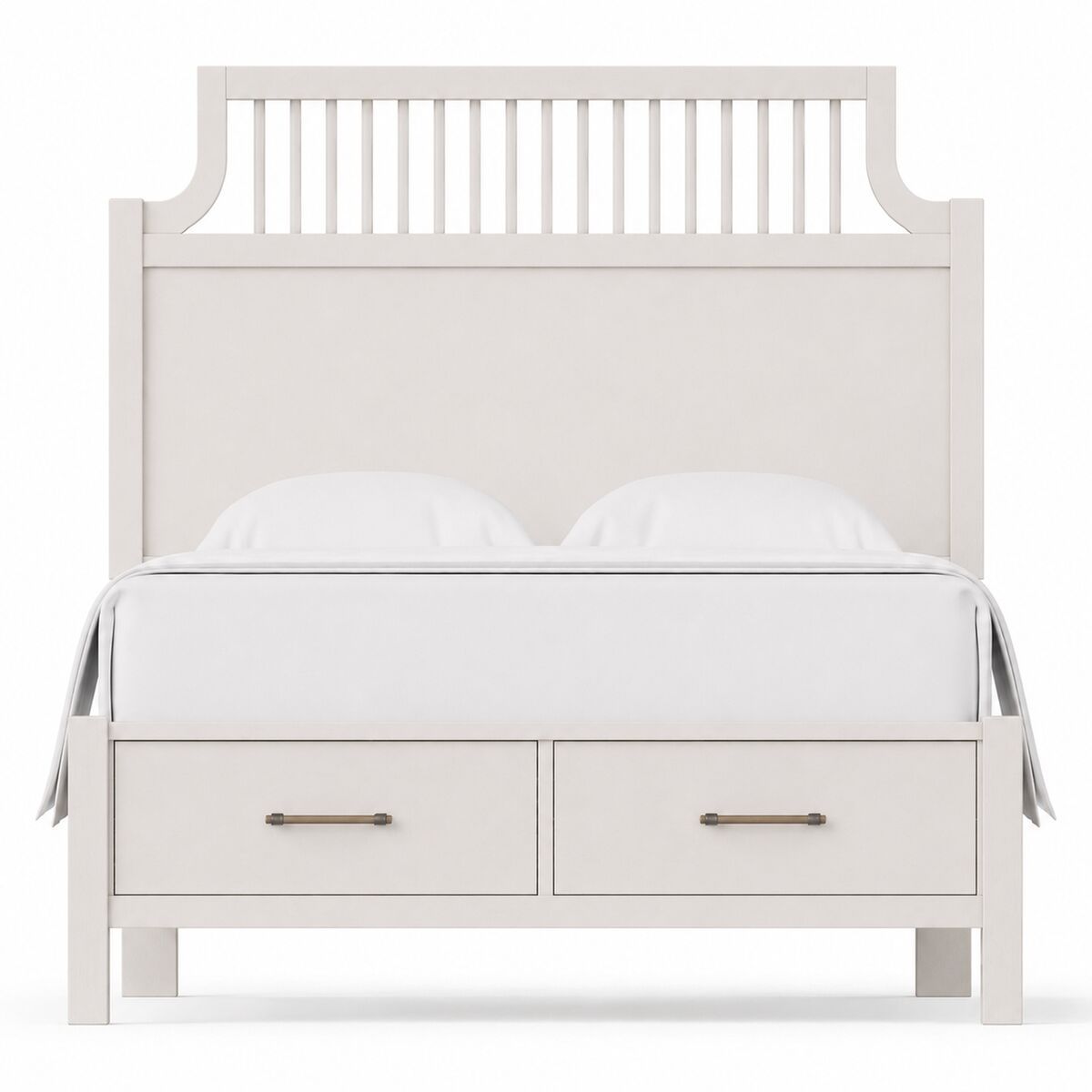 Pure Maple - Storage Bed Rails 5/0-6/6 - Cottage White