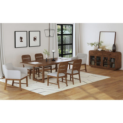 Glinda - Dining Table With 18" Leaf - Brown