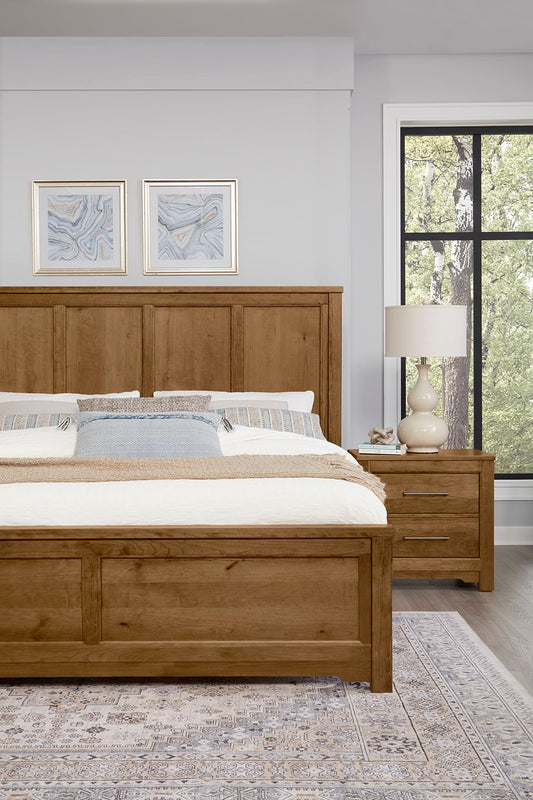 Crafted Cherry - Ben's And Erin's Queen Side Rails And Slats - Medium Cherry