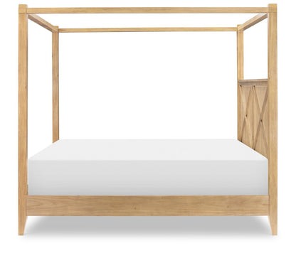 XXX's And OOO's - Side Rails Long Canopy Frame Queen / King - Amber
