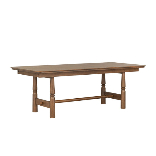 Azalea - Rectangular Dining Table Base - Walnut