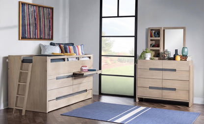 District - Dresser - Weathered Oak