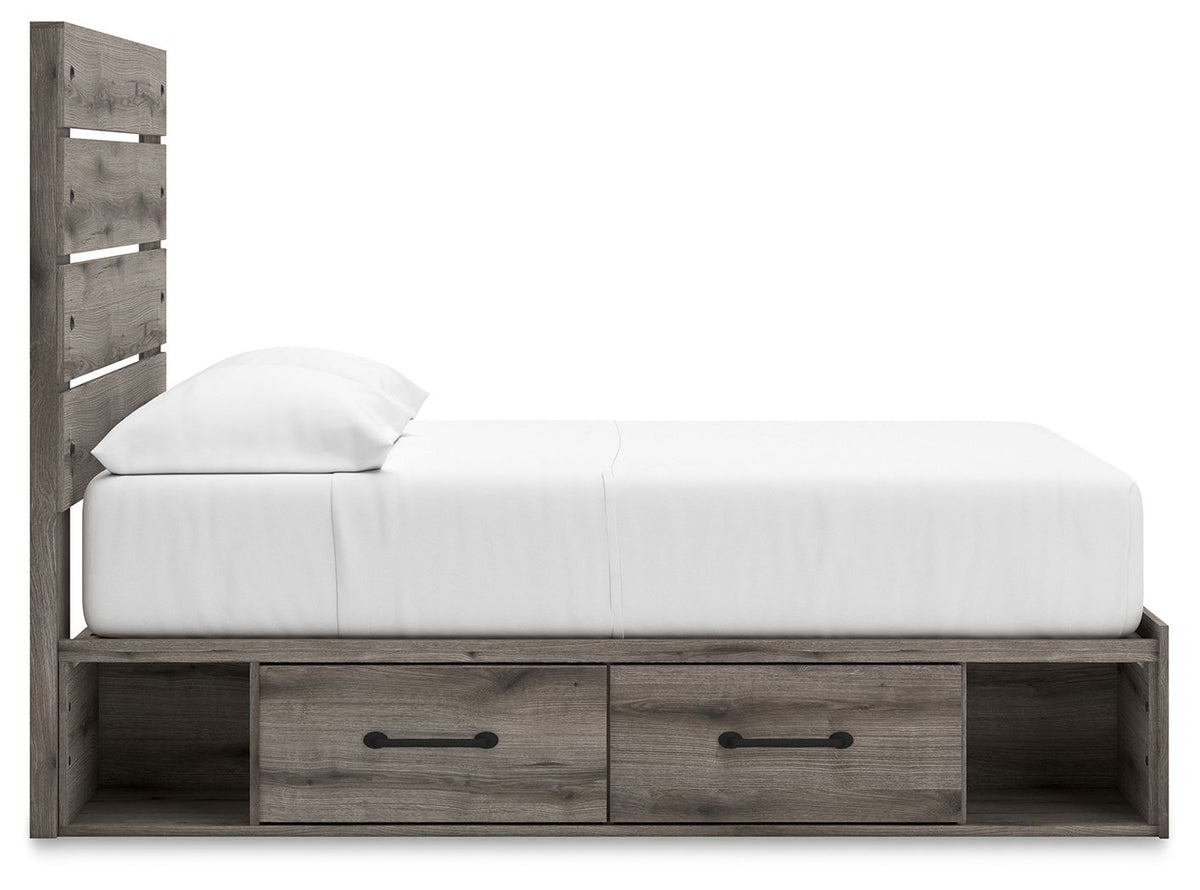 Graystorm - Panel Storage Bed