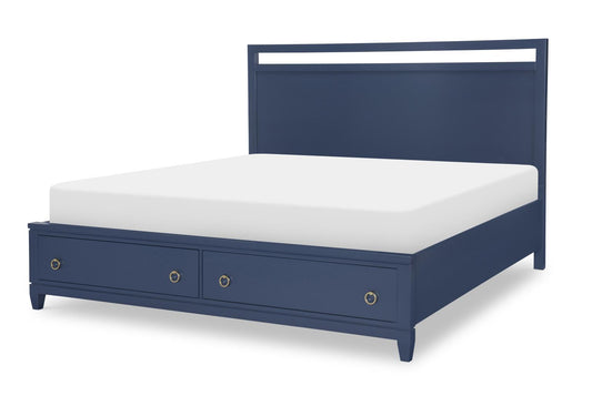 Summerland - King Panel Footboard - Blue