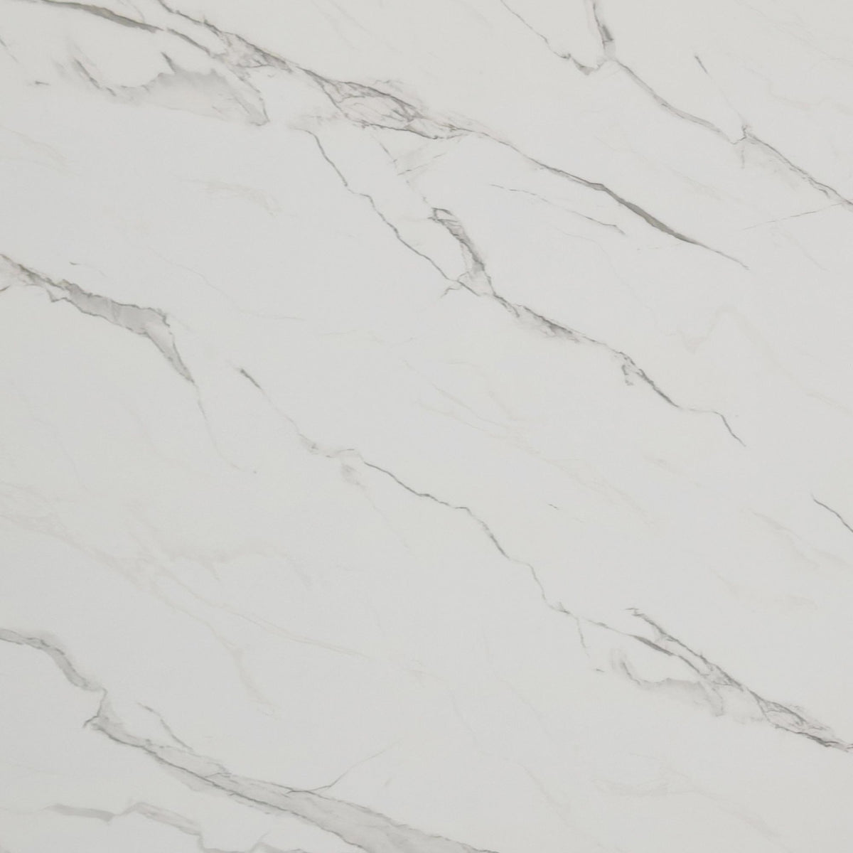 Marlene - Dining Table With White Faux Marble Top - White