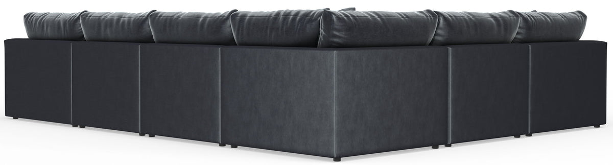 Remington - Modular Sofa And Cocktail Ottoman - Slate