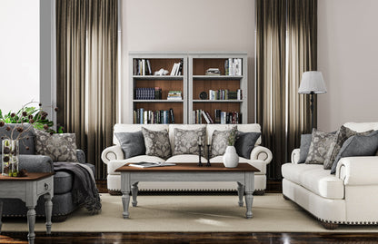 Patterson - Fabric Loveseat, Nailhead Trim