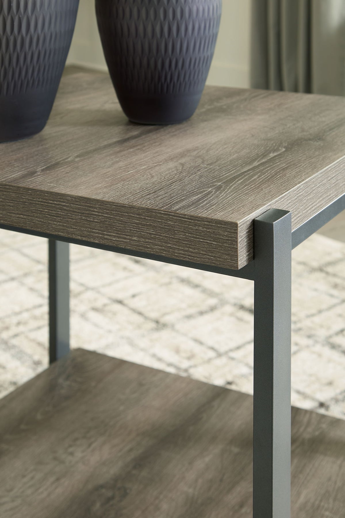Wilmaden - Occasional Table Set (Set of 3) - Gray / Black
