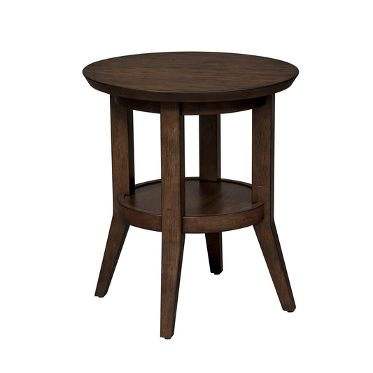 Ventura Blvd - Round End Table - Bronze Spice