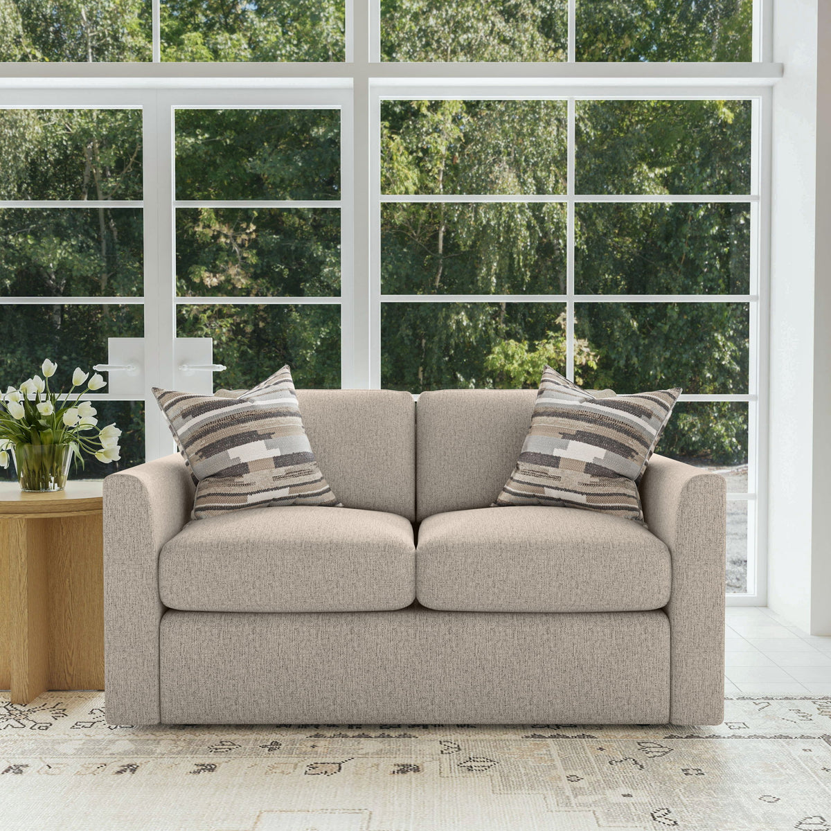 Sky - Fabric Loveseat