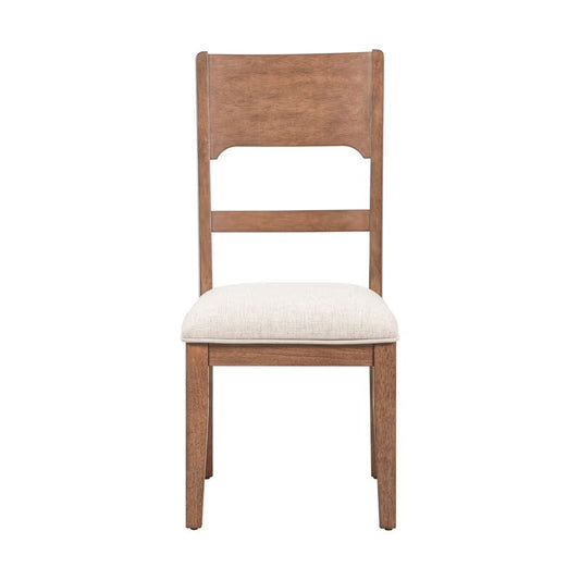 Harmony - Panel Back Side Chair - Brownstone