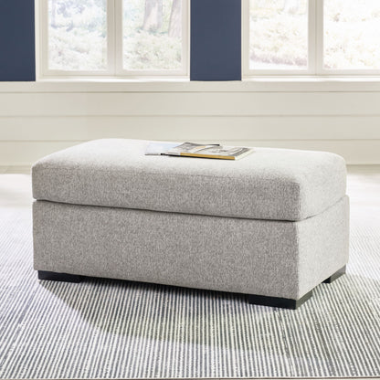 Evansley - 2 Pc. - Chair And A Half, Ottoman - Pewter