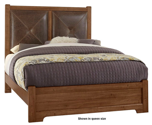 Cool Rustic - King Low Profile Footboard - Amber