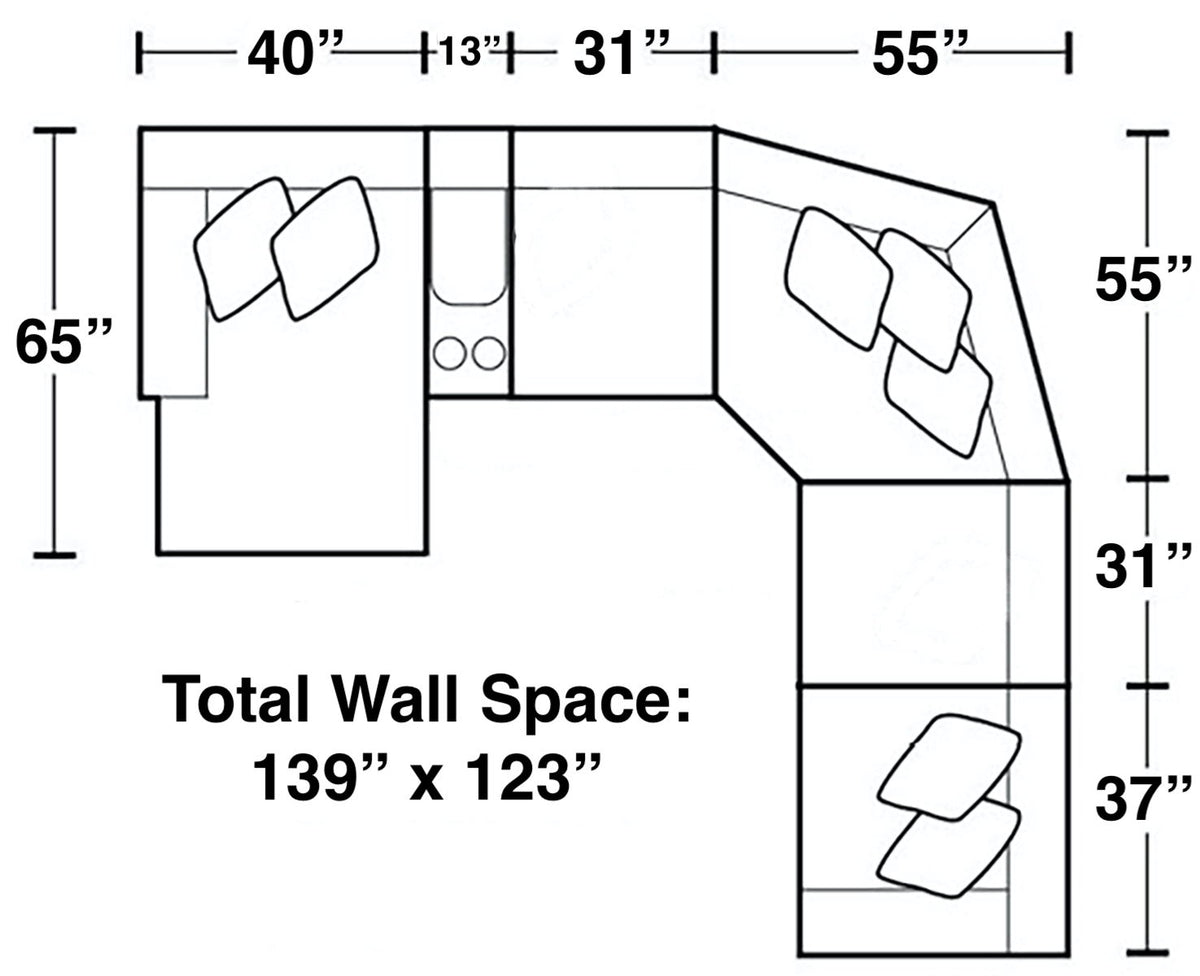 McPherson - Reclining Sectional