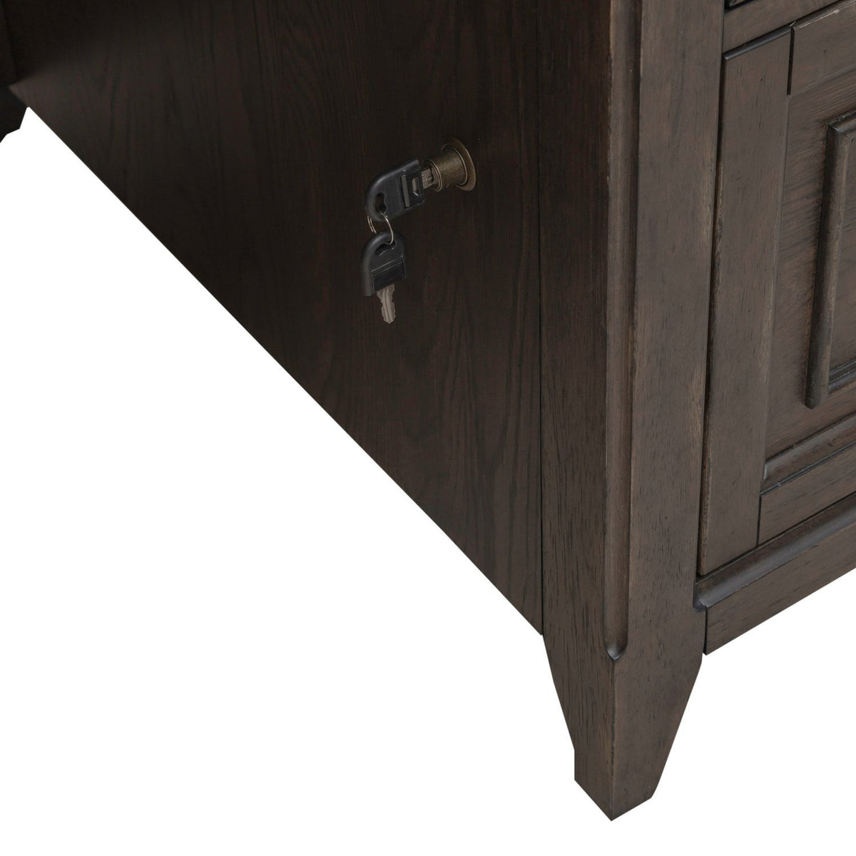 Paradise Valley - Executive Desk - Saddle Brown