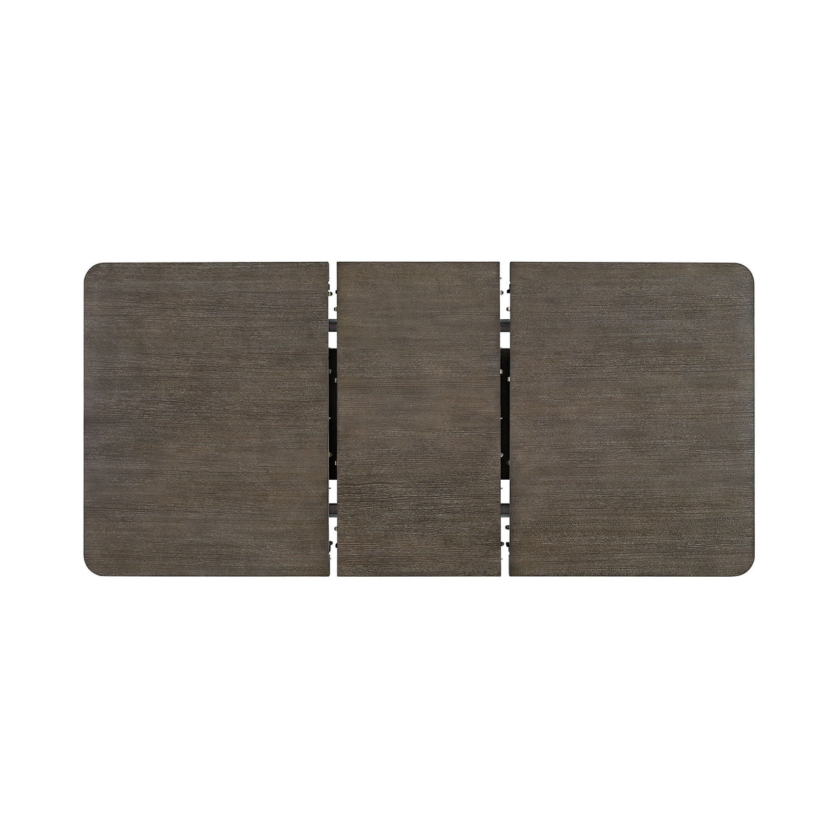 Hollywood Park - Rectangular Dining Table With Leaf - Dark Gray