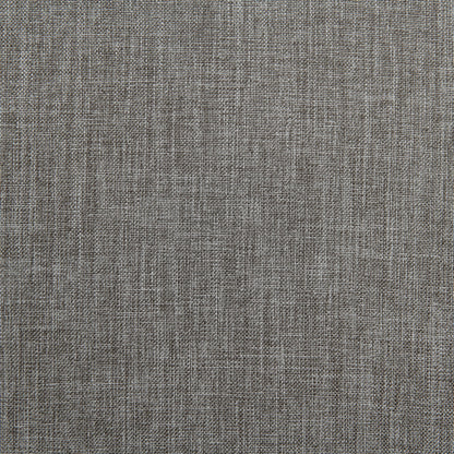 Everdeen - Bench With Gray Fabric and Nail Heads - Charcoal