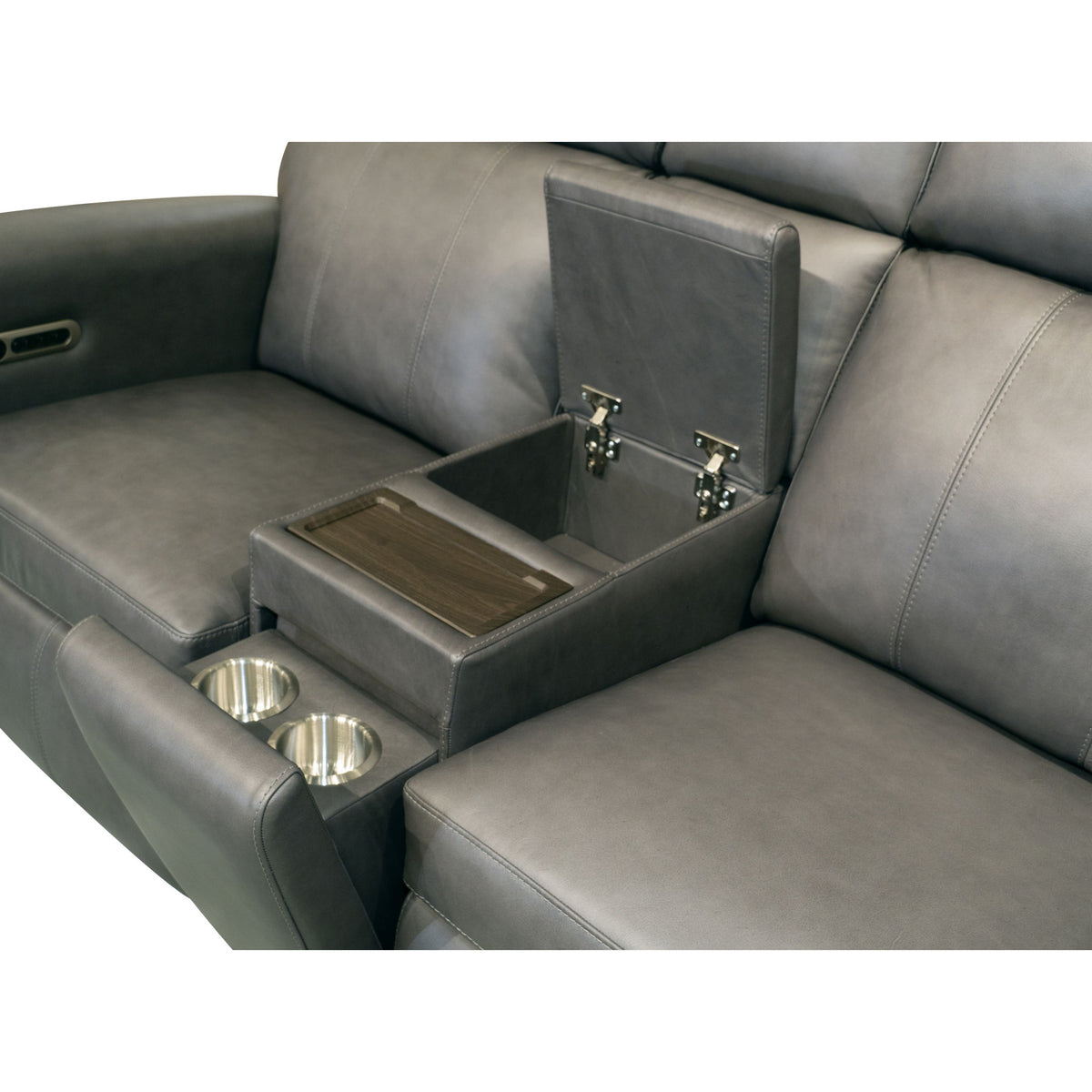 Wyatt - Power Reclining Loveseat With Console & Power Headrests & Lumbar
