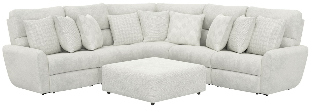 Majesty - Deep Seating Power Reclining Sectional And Ottoman