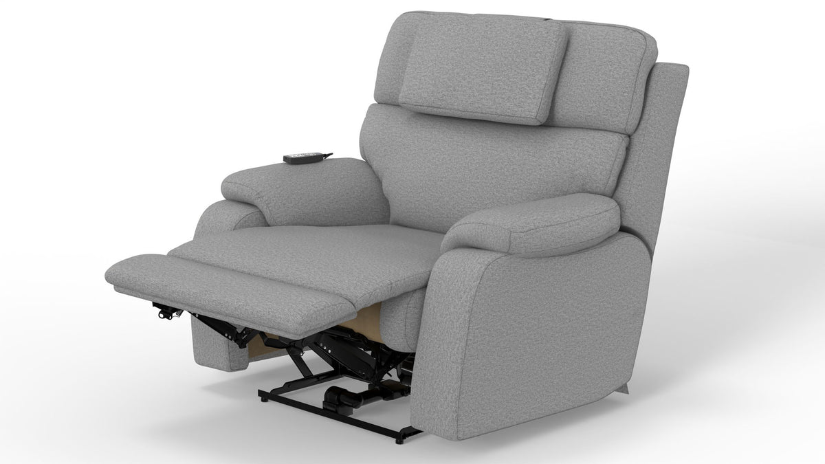 Dreamtime - 48" Power Headrest Power Lay Flat Recliner With CR3 Heat/Massage/Zero Gravity