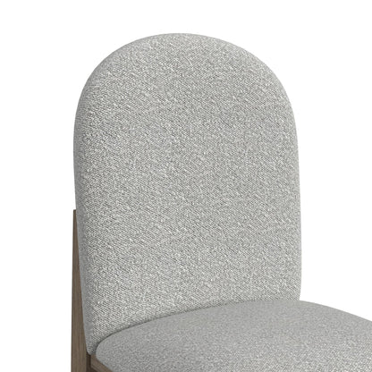 Portland - Round Back Side Chair (Set of 2) - Gray