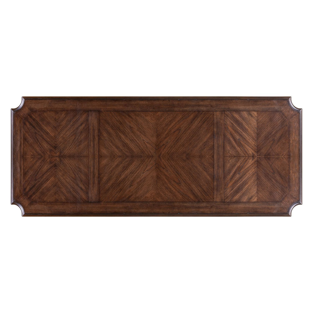 Provence Park - Jr Executive Desk Base - Chateau Brown