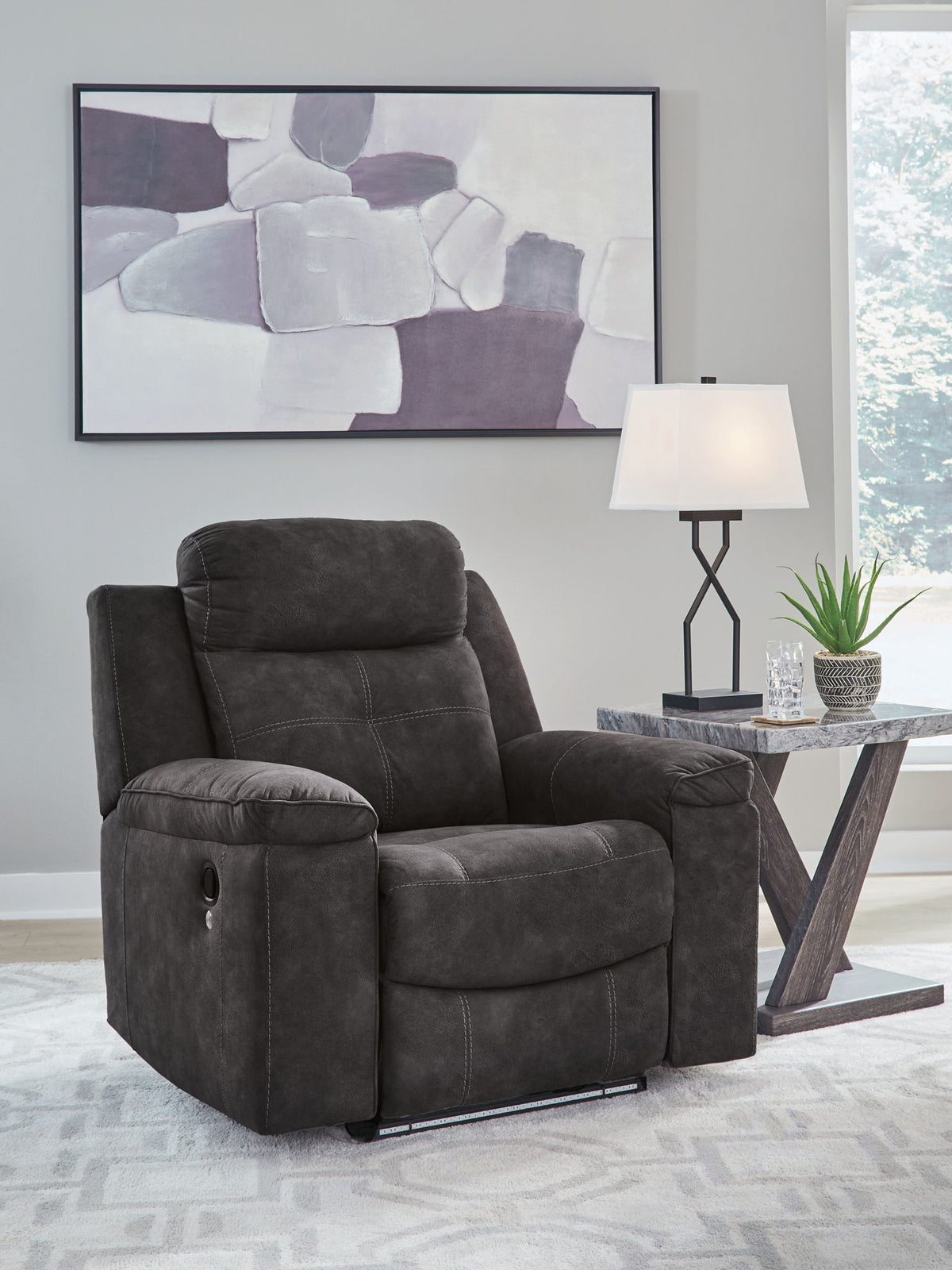 Brysonview - Zero Wall Recliner - Charcoal