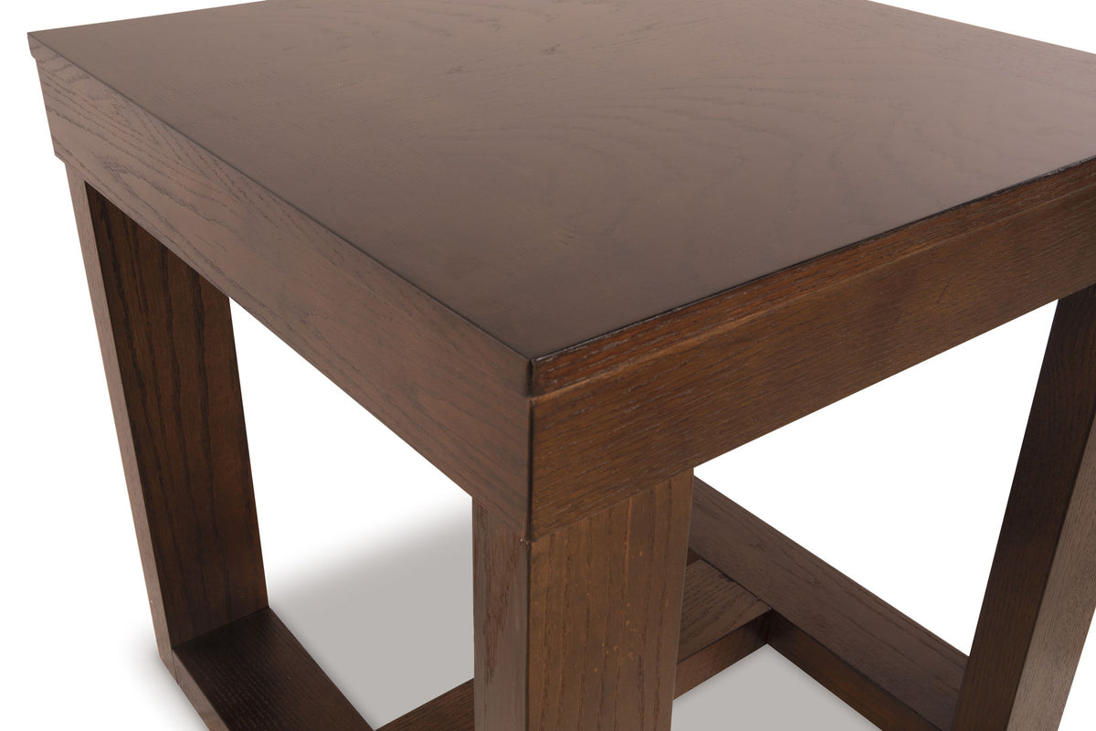 Watson - Square End Table - Dark Brown